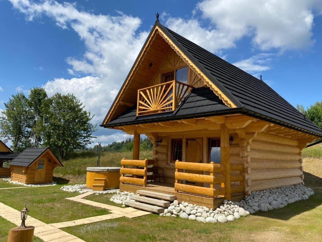 Domki Gorce Klikuszowa- Sauna, Jacuzzi Exterior foto